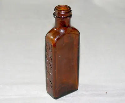 Original Vintage Buckley's Cough Syrup Medicine Bottle With Embossed Letters • $14.71