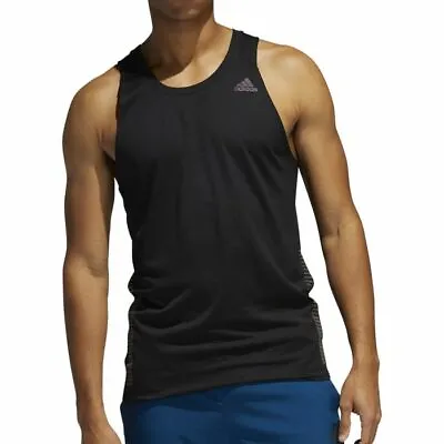 ADIDAS Rise Up N Run Men's Running Vest Top • £19.99