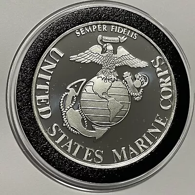 U.S. Marines Corps Vietnam Memorial Proof Coin 1 Troy Oz .999 Fine Silver Round • $69.99