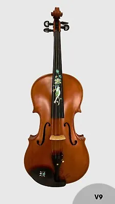 Solid Tiger Maple Handmade Viola Bird Real Mop Inlay Abalone Professional V9 • $850