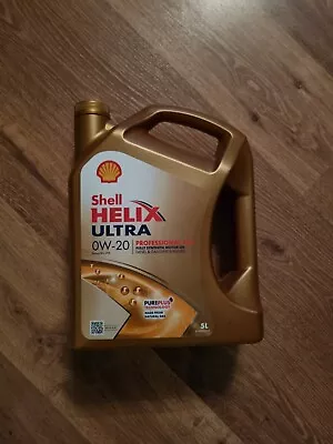 SHELL HELIX ULTRA 0W-20 *FULLY SYNTHETIC*  5L Diesel & Gasoline Engine Oil • £39.99