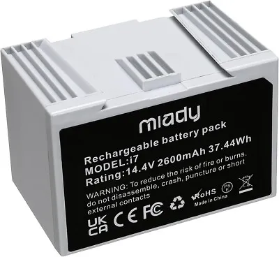 Miady Lithium Ion Battery Compatible For IRobot Roomba E And I Series I7 I7+ • £22.50
