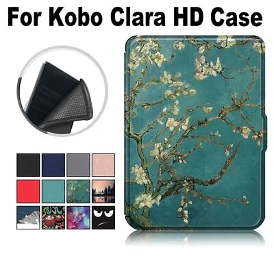 PU Leather 6 Inch E-book Reader Case Protective Shell For KoBo Clara HD 2018 • $14.60