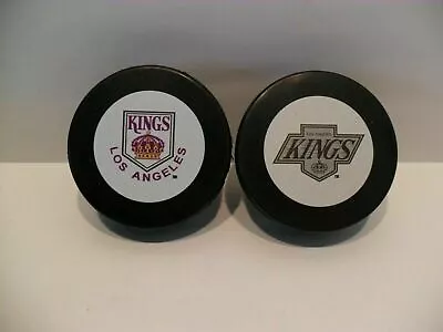 TWO Vintage Los Angeles Kings Puck - NEW!  1967 Logo & 1988 - 1998 Logo • $14.99