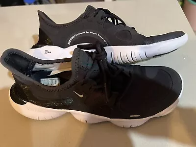 Nike Free Run 5.0 Volt Women Black Runners Sneakers Shoes Sz US6 UK3.5 EU36.5 • $30