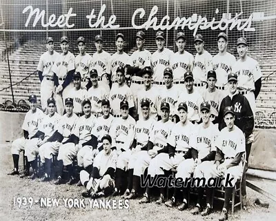 $5.57 • Buy 1939 World Series Champions New York Yankees Team Issued Picture 8 X 10 Photo 