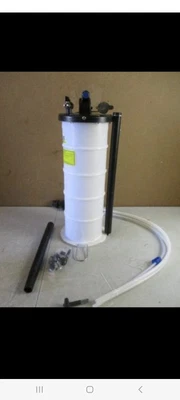 $55 • Buy FOUR UNCLES Oil Changer Vacuum Fluid Extractor Pneumatic/Manual 6.5 Liter Wit...