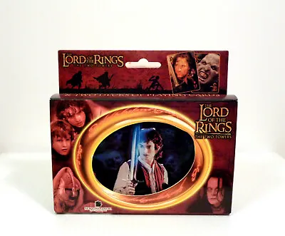 Lord Of The Rings Two Towers Collectible FOTR Playing Cards Embossed Tin 2nd    • £14.86