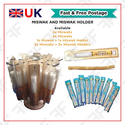 Miswak HolderSewak Siwak Traditional Tooth BrushHerbal Natural Dental Solution • £2.49
