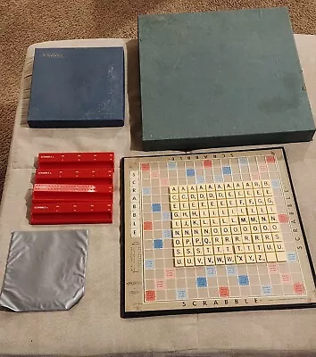 Vintage Scrabble Deluxe Edition 1977 Rotating Turntable Board Game. • $25.99