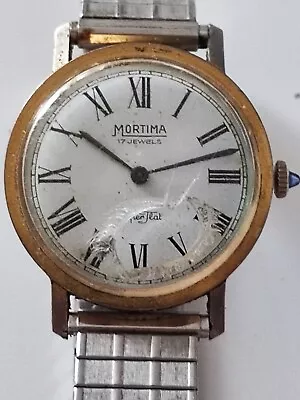 Vintage Mortima Super Flat Men's Watch Working • $27.79