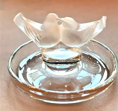 Lalique  - Love  Birds Ring Tray -so In Love -great Gift Signed Idea- New Boxed • $335.30