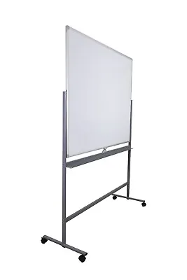 Twinco High Quality Mobile Double Sided Magnetic Dry Wipe Whiteboard 1500x1200mm • £129.99