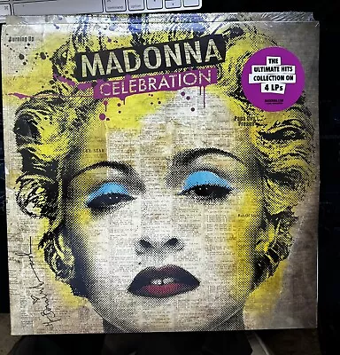 Madonna Celebration Black Vinyl 4LP Gatefold 2024 • $99.47