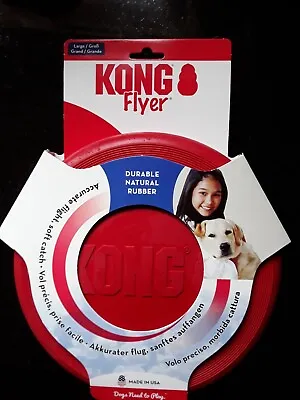 Kong Flyer Frisbee Dog Toy Size Large - Brand New  • £13.45