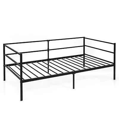 Twin Metal Daybed Frame Dual-use Platform Sofa Bed For Living Room Bedroom • $119.95