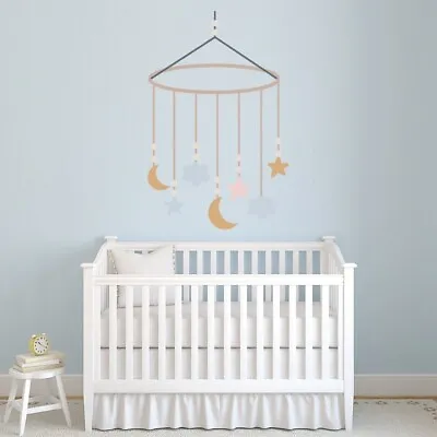Baby Cot Mobile Nursery Wall Sticker WS-57817 • £11.98