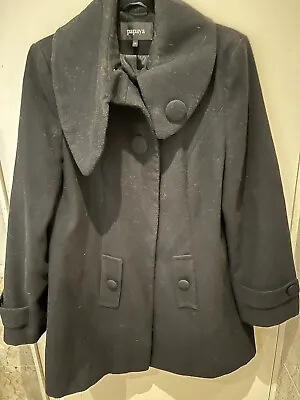 Matalan Ladies Black Coat Size 14 • £5