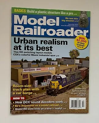Model Railroader Magazine December 2013 Urban Realism At Its Best • $10.04