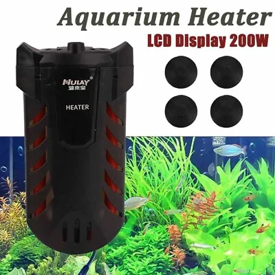 $25 • Buy Aqua Fish Tank Thermosafe LED Digital Submersible Aquarium Water Heater 50L-120L