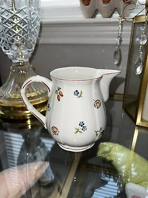 Villeroy & Boch Petite Fleur - 16oz Pitcher 4.75” • $35