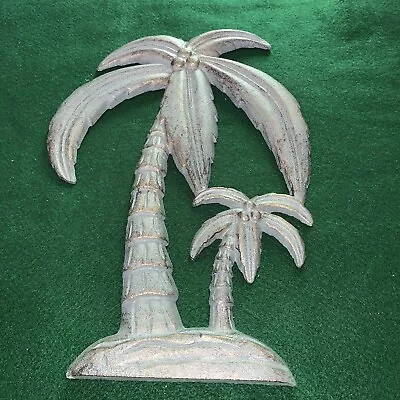 Palm Tree. Metal Wall Art Decor. 12” Tall By 8” Wide. 2.5 Lbs. Great Condition. • $24