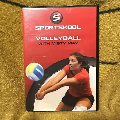 Sportskool  VOLLEYBALL WITH MISTY MAY      DVD   • $8