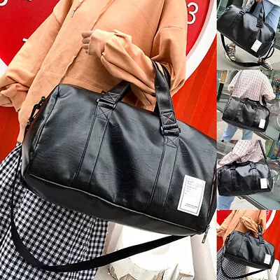 Women Men Sport Duffle Bag Travel Handbag Overnight Weekend Gym Luggage Bags UK • £20.69