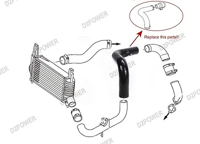 $141.68 • Buy Intercooler Piping  Hot Pipe For Navara D40 Thai 07 -2014 126kw Silicon Hose