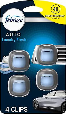 Febreze Car Air Freshener Vent Clip Laundry Fresh Scent .07 Oz. Car Vent Clip  • $20.75