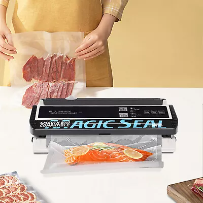 $133 • Buy Vacuum Sealer Machine Food Preservation Storage Saver W/ Built-in Cutter & Bags