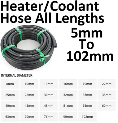 Rubber Car Heater Radiator Coolant Hose Engine Water Pipe Various Sizes • £3.21