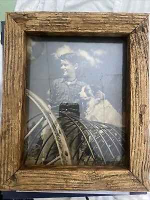 Antique Old Wooden Picture Frame Dimensions: 8x20 In Outside. A67 • £63.42