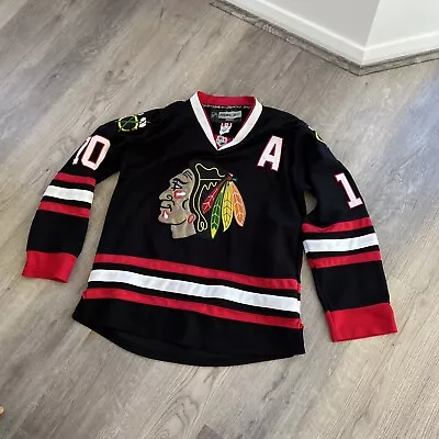 Vintage Reebok NHL Chicago Blackhawks Patrick Sharp Ice Hockey Jersey Size 50 XL • $110