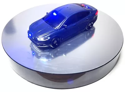 Greenlight 1:64 Custom Navy Blue Ford Fusion Unmarked Police Car With LED Lights • $170