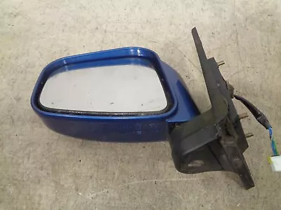 2003 Mitsubishi Shogun Pinin Passenger Side Electric Wing Mirror Blue 0156661 • $36.11