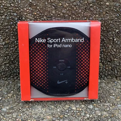 Nike Sport Armband For Apple IPod Nano 1-5 GEN Black & Red MSRP $29.00   *New • $6.99