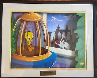 1998 Disney Wall Art Animated Animations -Tweety & Sylvester • $225