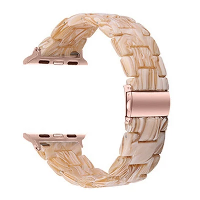 $19.74 • Buy 38/40/42/44/45mm Resin IWatch Link Band Strap For Apple Watch Series SE7/6/5/4/3