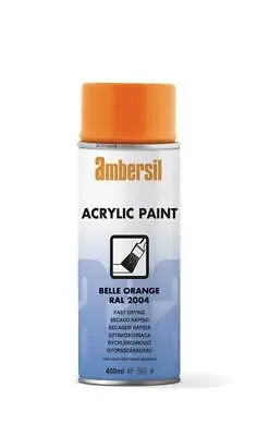 Ambersil Acrylic Paint - Belle Orange - RAL 2004 • £12.80