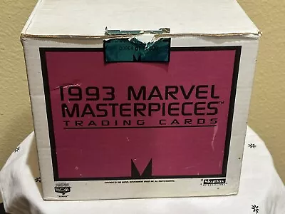 1993 Skybox Marvel Masterpieces Clean Factory Case Box Only! Rare Rare! Rare! • $100