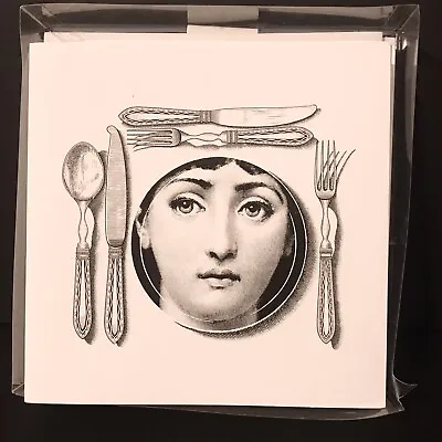 10 Vtg 50s Design Authentic Fornasetti  Blank Note Cards Printed In France 1995 • $125