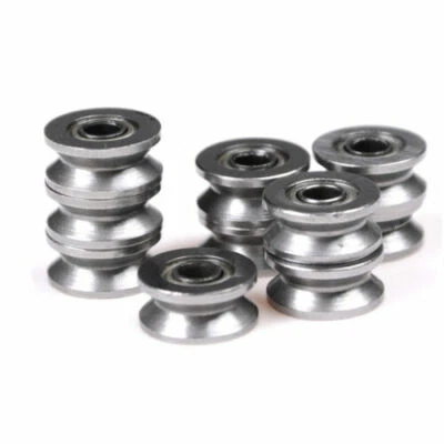 $6.68 • Buy 10Pcs 4*13*6Mm 624Vv V Groove Sealed Ball Bearings Roller V Groove Guide Pulley