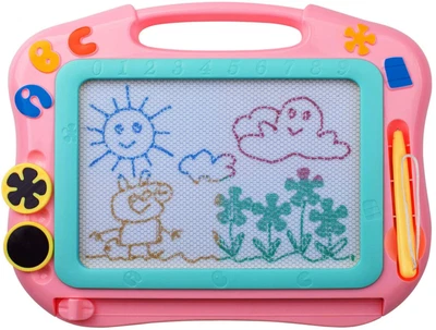 £19.61 • Buy Ikidsislands IKS85P [Travel Size] Color Magnetic Drawing Board For Kids, Doodle
