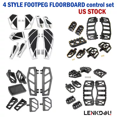 Footboard Floorboard Brake Arm Pedal Shifter Peg For Harley Touring Street Glide • $185.84