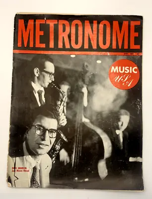 Metronome Jazz Magazine Dave Brubeck 1953 (Fair) • $5.73