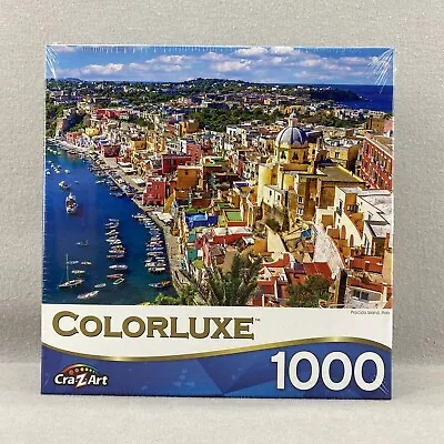 Cra-Z-Art Jigsaw Puzzle Colorluxe Procida Island Italy 1000 Pcs New • $20