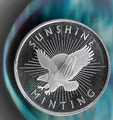 $32.65 • Buy 1 Troy Oz. Sunshine Mint Eagle!! .999 Pure Silver Round!! Proof Like Very Nice!!