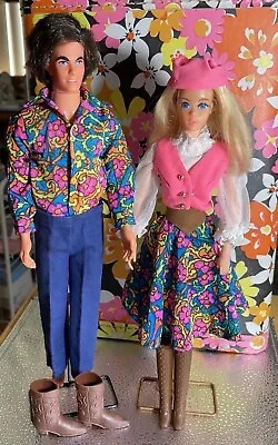 Barbie And Ken Dolls In “FESTIVAL FASHIONS N’ SOUNDS”-#1056 VHTF Outfits N-Mint! • $699