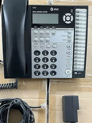 AT&T 1070 4-Line Phone Small Business System  W/ Adapter In Original Box • $129.99